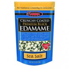 SeaPoint Farms - Edamame Crunchy Coated Premium Black - 3.5 oz. (99g) SeaPoint Farms Edamame Crunchy Coated Premium Black is a unique variety of edamame that is prized in Japan for its distinctive sweet flavor. They've taken these delicious black soybeans and coated them with crunchy goodness. SeaPoint Farms Edamame Crunchy Coated Premium Black is a good source of protein and fiber, cholesterol free & gluten free. Enjoy them straight from the bag or add to your favorite trailmix. it also makes a great salad topper. Good source of protein and fiber Cholesterol free Gluten free 0g trans fat FAQ What is Edamame and how is it different than other soybeans? Edamame is a specialty soybean harvested as a green vegetable when the seeds are immature and have expanded to fill 80 to 90 percent of the pod width. Like field-dried soybeans, the seeds of Edamame varieties are rich in protein and highly nutritious. Worldwide, it had only been considered a minor crop or used as a cover-crop, but was quite popular in East Asia as a snack food. In recent years it has become very popular as a vegetable used in many recipes including soups, stir-fry's, casseroles and salads. As a snack, the pods are cooked in lightly salted boiling water and then only the beans are eaten by pushing them directly from the pods into your mouth. Seapoint Farms Edamame are sold in the pods, shelled beans or in a variety of veggie blends and dry roasted varieties. They are available in most Supermarkets, Club Stores and Natural Food stores nationwide. Do you offer Vegan products? All of their products are Vegan; they use no animal products or bi-products of any kind. Where can I find their Edamame products? Their products can be found in the freezer section and grocery departments of many supermarkets, natural food stores and club stores throughout North America.