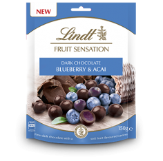 LINDT FRUIT SENSATION Blueberry & Acai