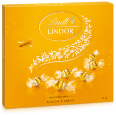LINDOR Mango & Cream Gift Box 147g