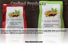 Ganja Juice was started in the collective of Going Green PCA in early 2010. With over 6 locations throughout California we expanded brand into more products.