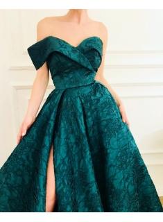 Chic Abendkleider Lang Günstig Kaufen | Grünes Abendkleid