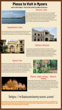 Places to Visit in Mysore - Check out this curated list of Mysore tourist places...