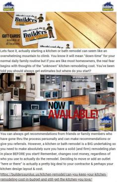 Can You Keep Your Kitchen Remodeling Cost In Budget? ( and still get the kitchen you love)
Lets face it, actually starting a kitchen or bath remodel can seem like an overwhelming mountain to climb. You know it will mean “down-time” for your normal daily family routine but if you are like most homeowners, the real fear begins with thoughts of the “unknown” kitchen remodeling cost. You’ve been told you should always get estimates but where do you start?