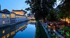 Ljubljana with its old city centre and the castle, Plečnik’s Ljubljana