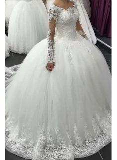 Designer Hochzeitskleider Mit Ärmel | Spitze Brautkleider Prinzessin