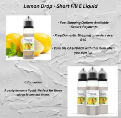 A zesty lemon e liquid. Perfect for those citrus lovers out there.
For more details,please visit at https://www.ichorliquid.co.uk/collections/fruit-e-liquid/products/lemon-drop-e-liquid-shortfill