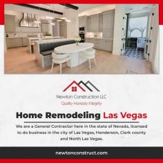 Get the home of your dreams with expert Home Remodeling in Las Vegas by Newton Construct. Our team of skilled professionals is dedicated to delivering the highest quality workmanship and exceptional customer service. Whether you're looking to update your kitchen, bathroom, or any other room in your home, we have the experience and expertise to turn your vision into reality. With our commitment to quality, attention to detail, and use of the best materials, you can be sure that your home renovation will be a success. Contact Newton Construct in Las Vegas today to schedule a consultation.