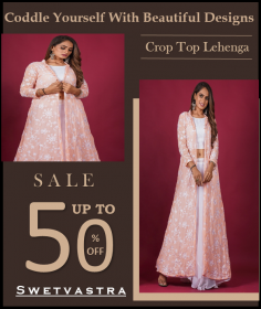 Crop Top Lehenga with  Dupatta Online

If you want to buy Traditional Indian Crop Top Lehenga then we have a wide collection of Lehenga Choli right here.Where you will find lehengas in a variety of colors, fabrics and designs, you can choose this lehenga choli based on personal preference and occasion.  Crop Top Lehenga is worn by women in festive occasions, weddings, and parties