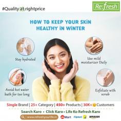 Buy premium quality body lotions for all skin types at Refresh. Pamper your skin with our nourishing body lotions, designed to keep your skin healthy & radiant.
