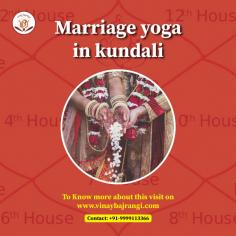 Curious about your marriage prospects? Check your marriage yoga in kundali! Dr. Vinay Bajrangi, a well-known marriage astrologer, specializes in analyzing marriage yoga in the kundali. Visit his website or book your consultation now to get answers to your marriage questions!

https://www.vinaybajrangi.com/marriage-astrology
