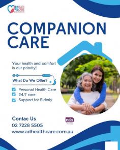 Companion Care offers personalized support for individuals needing assistance with daily activities, promoting independence, and enhancing quality of life.

Learn More: https://www.adhealthcare.com.a....u/our-services/compa

