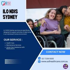 Unlock your potential with ILO NDIS Sydney, offering flexible, community-based supports to enhance independence and inclusion. 

Learn More: https://www.adhealthcare.com.a....u/our-services/mediu

