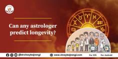 Astrology can help determine your life span. An astrologer can predict your life span within age brackets specified as Deergha Ayu, Madhya Ayu and Alpa Ayu. In extreme cases, however, when it’s essential to know the exact age of an individual, such as in critical medical conditions, an astrologer can specify the exact age in years and months. 


https://www.vinaybajrangi.com/health-astrology/life-span.php
