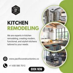 Looking for professional kitchen remodeling services in Pacifica? We provide complete kitchen renovation solutions designed to enhance functionality, style, and value. From custom cabinets and countertops to flooring, lighting, and modern layouts, our skilled team delivers high-quality craftsmanship at affordable prices. Whether you want a small upgrade or a full kitchen transformation, we ensure timely completion, clear communication, and results you’ll love.