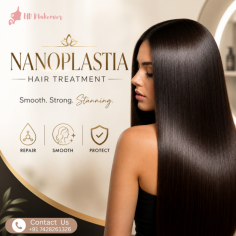 Achieve healthier and more manageable hair with professional Nanoplastia Hair Treatment Services. This advanced treatment helps reduce frizz, improve texture, and restore natural shine without using harsh chemicals. Suitable for all hair types, nanoplastia deeply nourishes the hair while leaving it smooth, soft, and long-lastingly straight with a natural finish. Choose expert nanoplastia services for stronger, shinier, and beautifully revitalized hair.