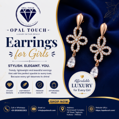 Choose from Stylish Earrings for Girls, elegant Artificial Earrings for Girls, and the Best Earrings for Girls Online to match every outfit and occasion. With affordable pricing, trend-inspired designs, and reliable online shopping, Opal Touch makes it easy to find jewellery that complements your unique style.